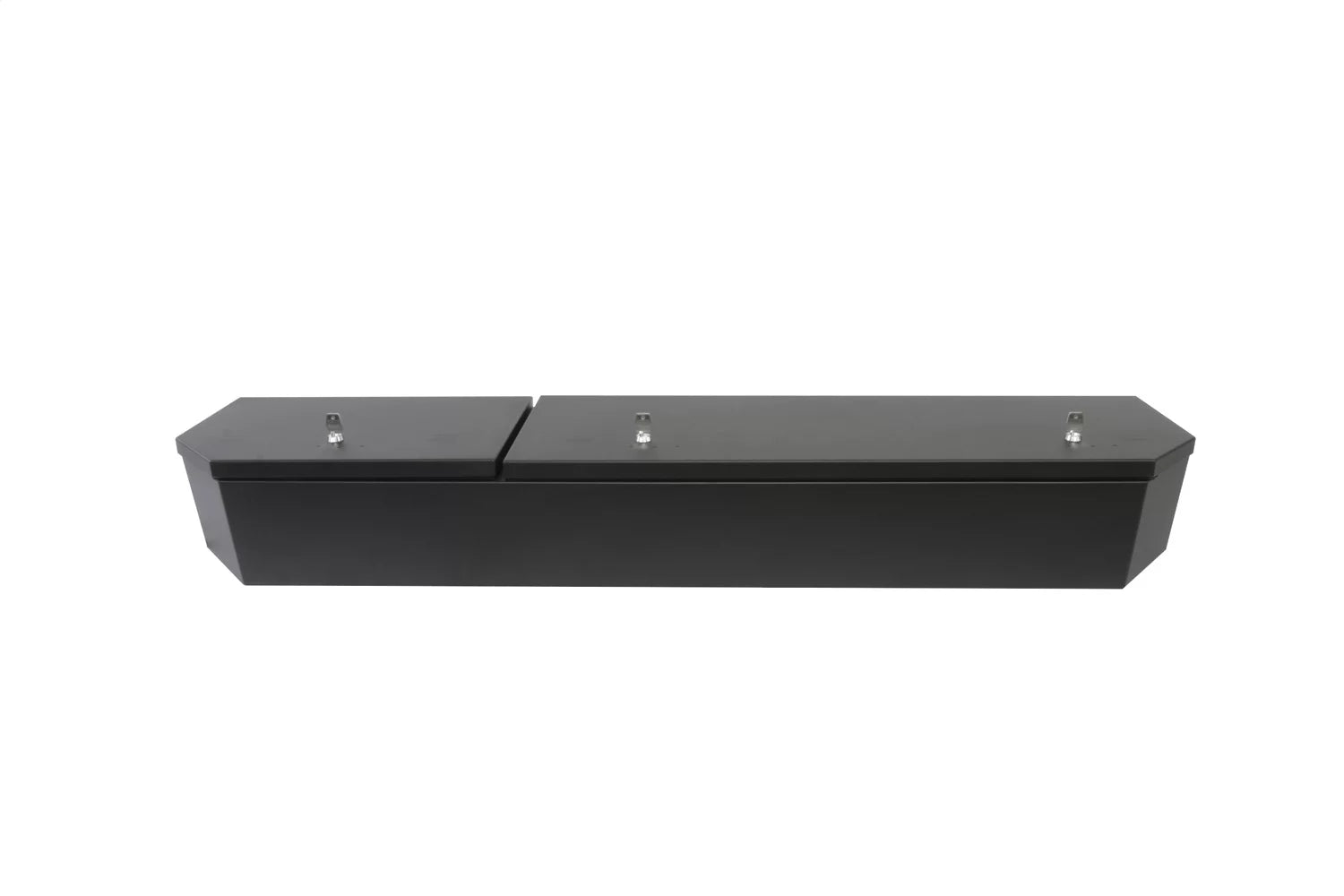 Tuffy Security Products 316-01 Under Seat Lockbox - Full Length; Black; 2015-Current Ford F150 SuperCrew, 2017-Current Ford SuperDuty SuperCrew