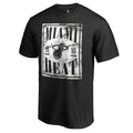 Men's Fanatics Branded Black Miami Heat Court Vision T-Shirt