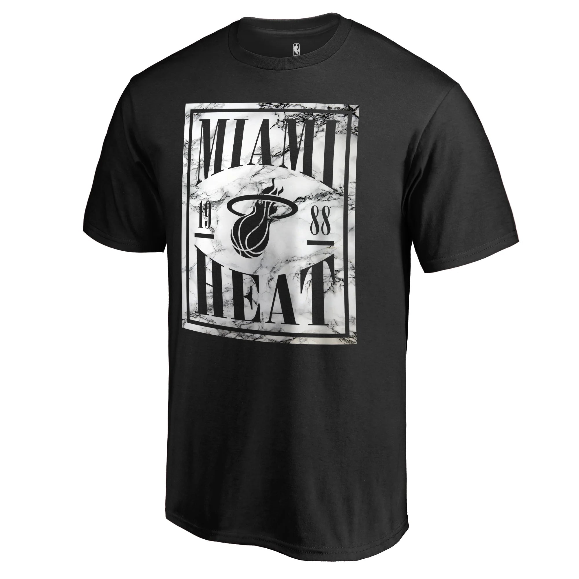 Men's Fanatics Branded Black Miami Heat Court Vision T-Shirt