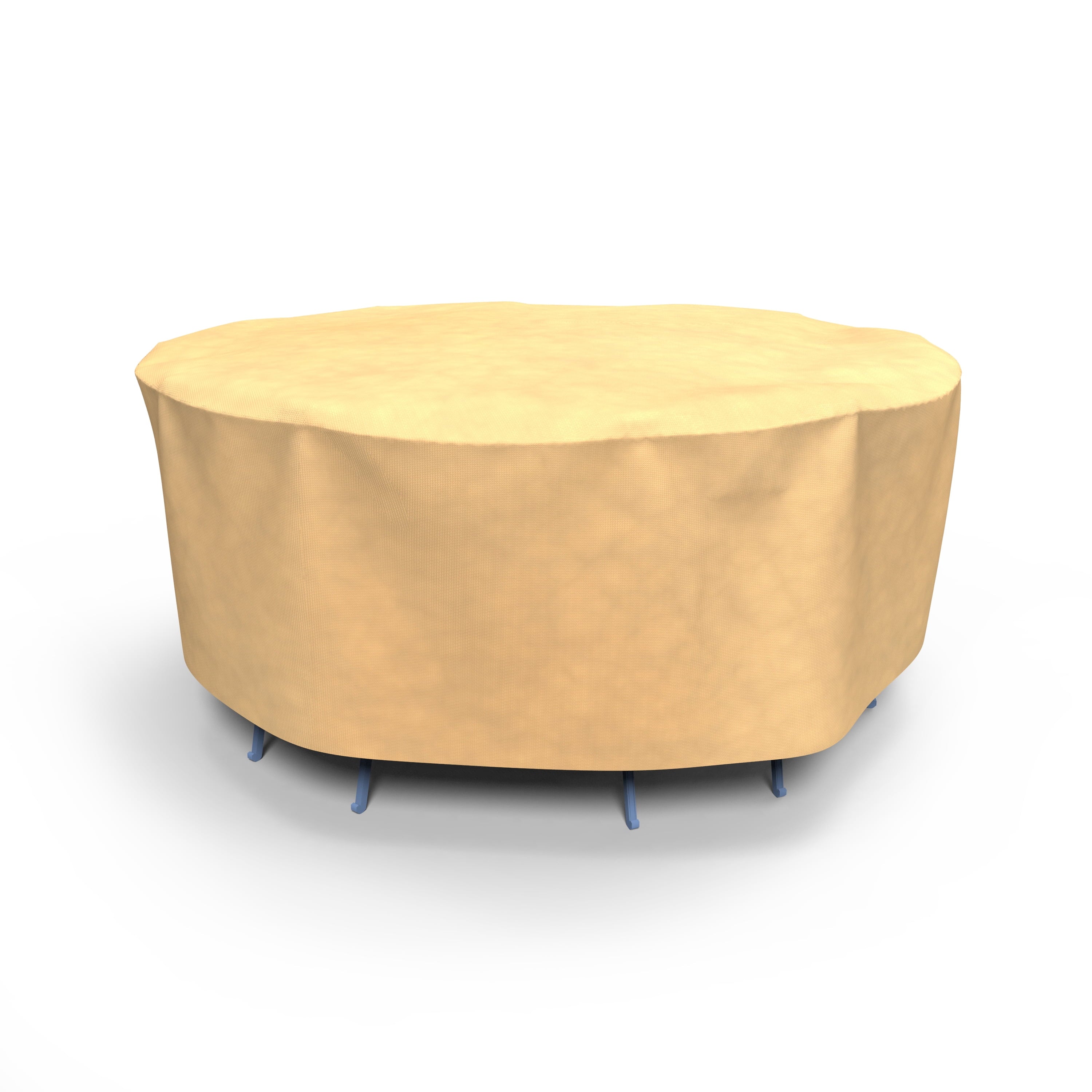 Budge Small Beige Patio Round Table/Chairs Cover, All-Seasons